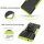 LG Velvet Hülle Handy Tasche Outdoor Case Back Cover Handyhülle Schutzhülle in Grün