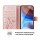 Handy Tasche ZTE Blade Hülle Schutzhülle Klapphülle Flip Case Buchhülle Etui TPU Blade A31 Rosegold