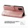Handy Tasche ZTE Blade Hülle Schutzhülle Klapphülle Flip Case Buchhülle Etui TPU Blade A31 Rosegold