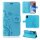 Handy Tasche ZTE Blade Hülle Schutzhülle Klapphülle Flip Case Buchhülle Etui TPU Blade V30 Vita Blau