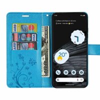 Hülle für Google Pixel 7 / Pixel 7 Pro / Pixel 7A  Klapphülle Handyhülle Etui Blau Pixel 7
