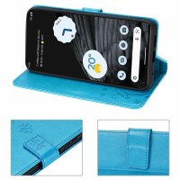 Hülle für Google Pixel 7 / Pixel 7 Pro / Pixel 7A  Klapphülle Handyhülle Etui Blau Pixel 7