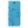 Huawei Handy Tasche Handyhülle Schutz Hülle Blumen Flip Cover Buch Case Etui Huawei P20 Lite Blau