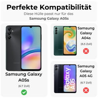 Handy Tasche für Samsung Galaxy A05s Hülle Handyhülle Klapphülle Wallet Case Grau