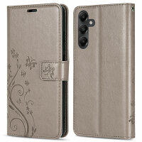 Handy Tasche für Samsung Galaxy A05s Hülle Handyhülle Klapphülle Wallet Case Grau