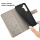Handy Tasche für Samsung Galaxy A05s Hülle Handyhülle Klapphülle Wallet Case Grau