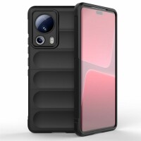 Hülle für Xiaomi Handyhülle Outdoor Case Handy Tasche Silikon Back Cover Bumper Schwarz 13 Lite