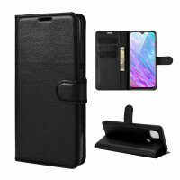 ZTE Handy Tasche Flip Cover Case Buch Klapp Schutz Hülle Etui Wallet Buchtasche ZTE Blade V 2020 Schwarz