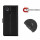 ZTE Handy Tasche Flip Cover Case Buch Klapp Schutz Hülle Etui Wallet Buchtasche ZTE Blade V 2020 Schwarz