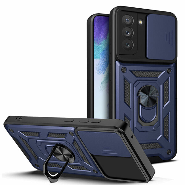 Handyhülle Für Samsung S21 FE Handy Tasche Hülle Outdoor Case TPU Silikon Bumper