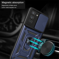Handyhülle Für Samsung S21 FE Handy Tasche Hülle Outdoor Case TPU Silikon Bumper