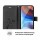 Handy Tasche ZTE Blade Hülle Schutzhülle Klapphülle Flip Case Buchhülle Etui TPU Blade A51 Schwarz