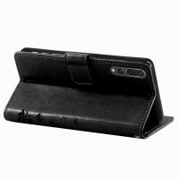 Huawei P20 Pro Handy Tasche Handyhülle Wallet Schutz Hülle Blumen Flip Cover