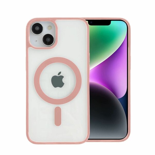 Handyhülle mit integrierter Magnet für iPhone 14 Pro Plus Max Hülle TPU iPhone 14 Pro Pink