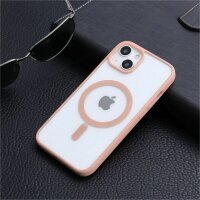 Handyhülle mit integrierter Magnet für iPhone 14 Pro Plus Max Hülle TPU iPhone 14 Pro Pink