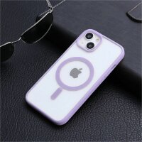 Handyhülle für Apple iPhone 14 Plus – Magnet Case Lila
