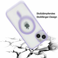 Handyhülle für Apple iPhone 14 Plus – Magnet Case Lila