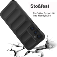 Hülle für Samsung A14 A34 A54 S23 FE S24 Handyhülle Outdoor Case Cover Bumper Schwarz Galaxy S23 FE