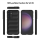 Hülle für Samsung A14 A34 A54 S23 FE S24 Handyhülle Outdoor Case Cover Bumper Schwarz Galaxy S23 FE