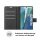 Handy Tasche für Samsung Galaxy Cover Case Buch Klapp Schutz Hülle Etui Wallet Samsung Galaxy Note20 SM-N981 Schwarz