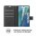 Handy Tasche für Samsung Galaxy Cover Case Buch Klapp Schutz Hülle Etui Wallet Samsung Galaxy Note20 SM-N981 Schwarz