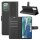 Handy Tasche für Samsung Galaxy Cover Case Buch Klapp Schutz Hülle Etui Wallet Samsung Galaxy Note20 SM-N981 Schwarz