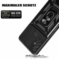 Outdoor Panzer Hülle Motorola Moto G10 G20 G30 Handyhülle mit Kameraschutz Ring Schwarz