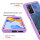Hülle für Xiaomi Redmi Note 11 Pro 5G / 12 Pro 4G Handyhülle Cover 2-teilig Case Lila