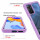 Hülle für Xiaomi Redmi Note 11 Pro 5G / 12 Pro 4G Handyhülle Cover 2-teilig Case Lila
