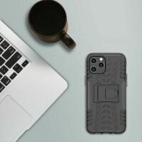 Handyhülle für Apple iPhone 12 Pro Max – Panzer Case Schwarz