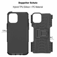 Handyhülle für Apple iPhone 12 Pro Max – Panzer Case Schwarz