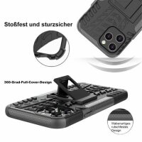 Handyhülle für Apple iPhone 12 Pro Max – Panzer Case Schwarz