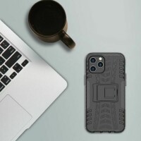 Handyhülle für Apple iPhone 12 Pro Max – Panzer Cover Schwarz