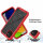 Hülle für Samsung Galaxy A03 - Handyhülle Schutzhülle Silikon Case Cover Bumper Rot