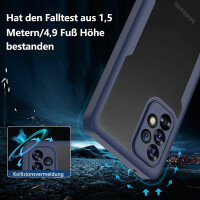 360° Grad Hülle für Samsung Galaxy A53 5G vollschutz Integriertem Displayschutz Blau