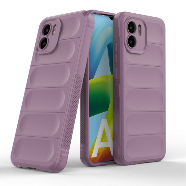 Hülle Xiaomi Redmi A1 Handyhülle Outdoor Case Back Cover Handy Tasche Bumper Lila