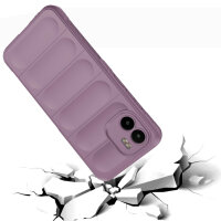 Hülle Xiaomi Redmi A1 Handyhülle Outdoor Case Back Cover Handy Tasche Bumper Lila