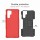 Outdoor Case Panzer Hülle Cover Huawei Handytasche Schutzhülle Handyhülle Handy Rot P30 Pro