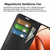 Hülle für Realme 12 Pro /12 Pro+ 5G Handyhülle Klapphülle Etui mit Kartenfächern