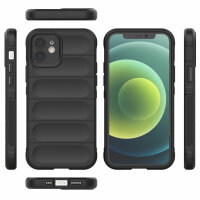 Hülle für Apple iPhone 12 / Pro / Pro Max Handyhülle Outdoor Case Cover Bumper iPhone 12 Schwarz