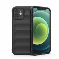Hülle für Apple iPhone 12 / Pro / Pro Max Handyhülle Outdoor Case Cover Bumper iPhone 12 Schwarz