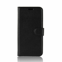 ZTE Handy Tasche Flip Cover Case Buch Klapp Schutz Hülle Etui Wallet Buchtasche ZTE Blade A5 2020 Schwarz