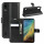 ZTE Handy Tasche Flip Cover Case Buch Klapp Schutz Hülle Etui Wallet Buchtasche ZTE Blade A5 2020 Schwarz