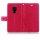 Huawei Handy Tasche Handyhülle Schutz Hülle Blumen Flip Cover Buch Case Etui Huawei Mate 20 Pink