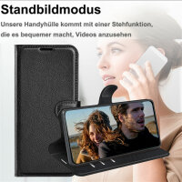 Hülle für Samsung Galaxy A15 Handy Tasche Handyhülle Flip Cover Wallet Case