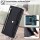 Handykette Motorola Hülle mit Band Handyhülle Kartenfächer Leder Umhängetasche Moto G14 Schwarz