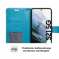 Handyhülle für Samsung Galaxy S21 5G Hülle Handy Tasche Flip Cover Case Etui TPU