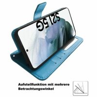Handyhülle für Samsung Galaxy S21 5G Hülle Handy Tasche Flip Cover Case Etui TPU