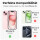 Panzer Hülle iPhone 15 /Pro /Pro Max/Plus Handyhülle mit Kameraschutz Ringhalter Rot iPhone 15