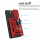Panzer Hülle iPhone 15 /Pro /Pro Max/Plus Handyhülle mit Kameraschutz Ringhalter Rot iPhone 15